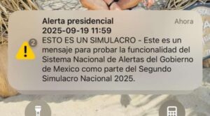 Activan alerta sísmica en México por Segundo Simulacro Nacional 2025