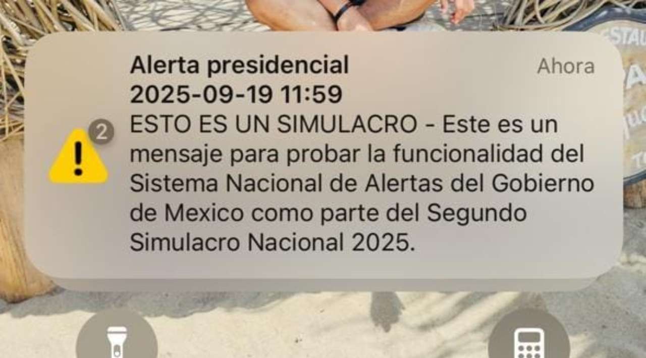Activan alerta sísmica en México por Segundo Simulacro Nacional 2025