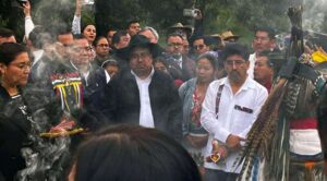 Comunidades indígenas consagran bastones de mando para nuevos ministros de la Corte