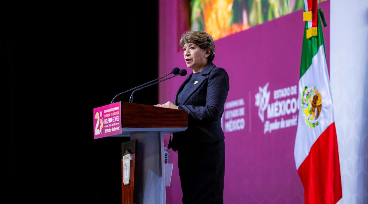 Delfina Gómez rinde su Segundo Informe de Gobierno en Edomex