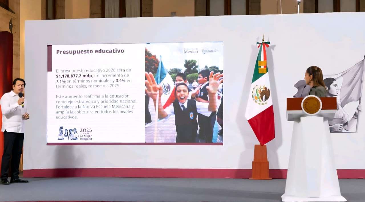 SEP proyecta presupuesto histórico de 1.1 billones de pesos para educación en 2026