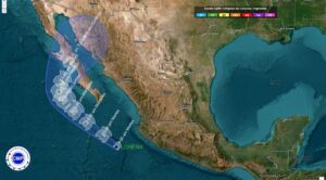 Se forma en el Pacífico, tormenta tropical “Lorena”