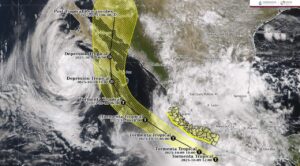 Se forma la tormenta tropical ‘Raymond’; provocará lluvias en cinco estados del Pacífico