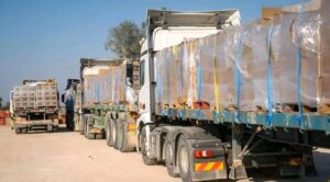 Avanza la ayuda humanitaria a Gaza: 400 camiones diarios durante alto el fuego