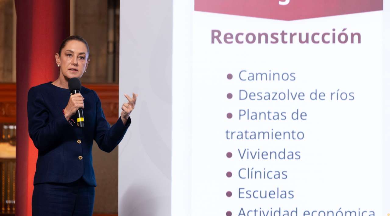 Presenta Sheinbaum 4 ejes de trabajo frente a la emergencia por lluvias