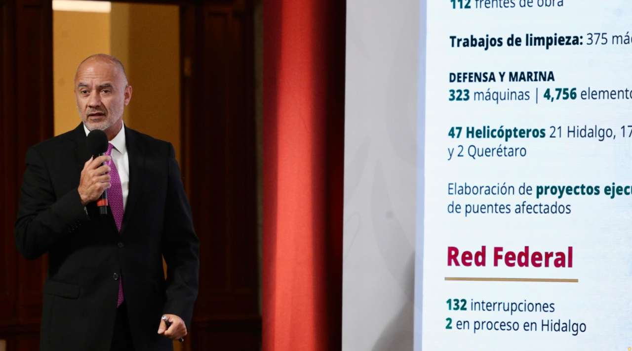 Reducen localidades incomunicadas tras inundaciones, reporta la SICT