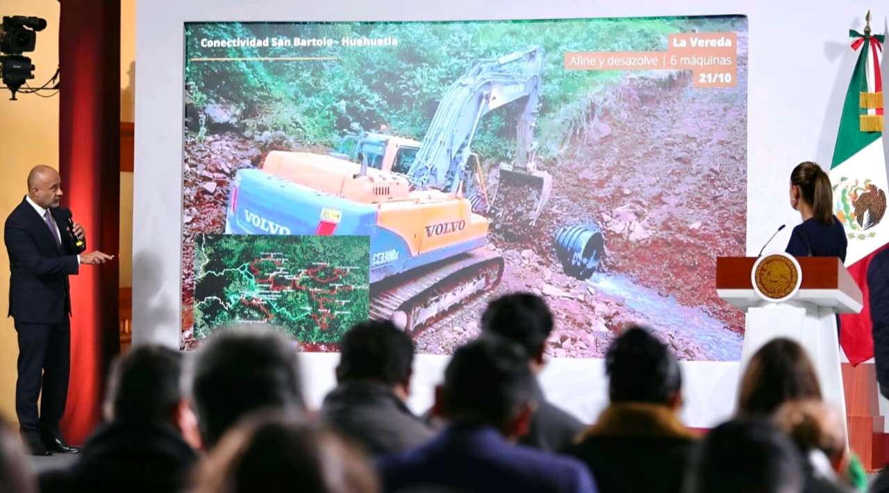 Se restablece conectividad en zonas afectadas por lluvias; 119 caminos y puentes siguen incomunicados