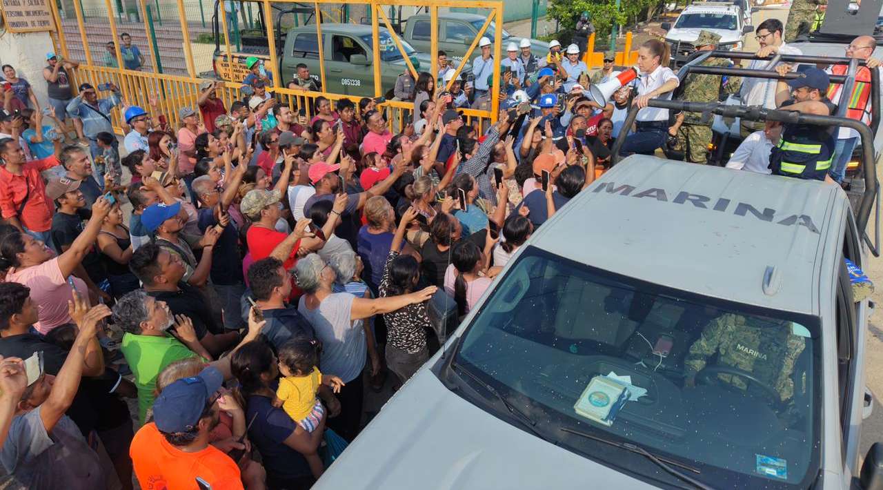 Sheinbaum supervisa apoyos en El Higo, Veracruz tras lluvias