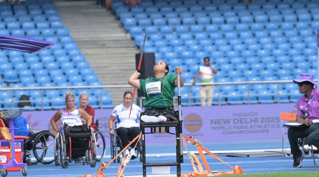 María Guadalupe Navarro impone récord de América en el Mundial de Para Atletismo 2025