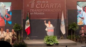 Margarita González Saravia rinde cuentas por su primer año de gobierno en Morelos