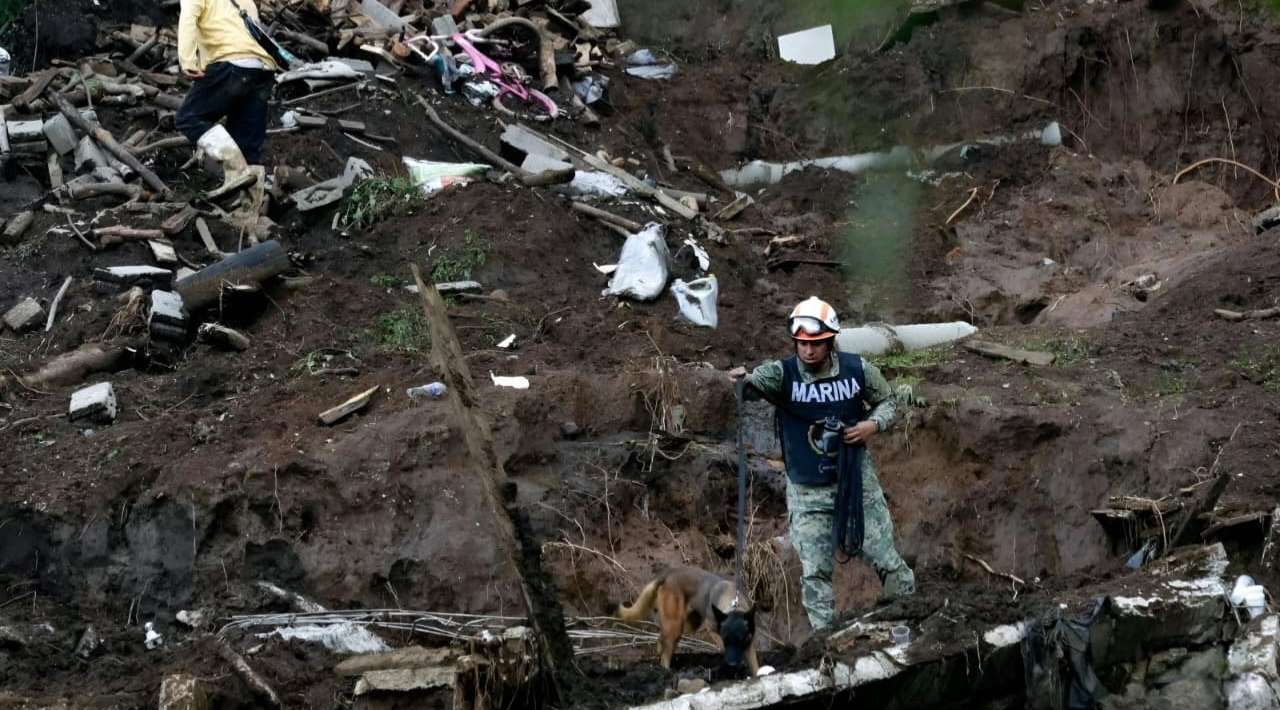 Suman 72 muertos y 48 desaparecidos por lluvias en cinco estados del país