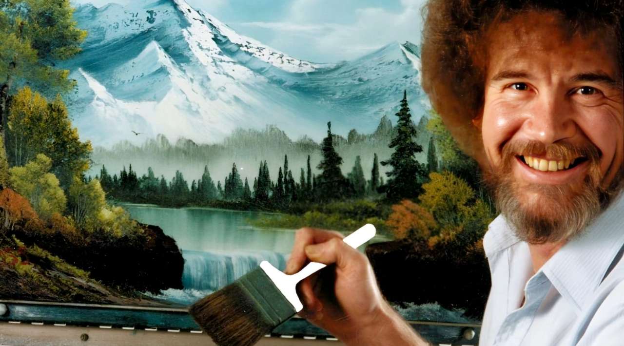 Subastarán pinturas de Bob Ross para apoyar a la televisión pública de EE.UU.