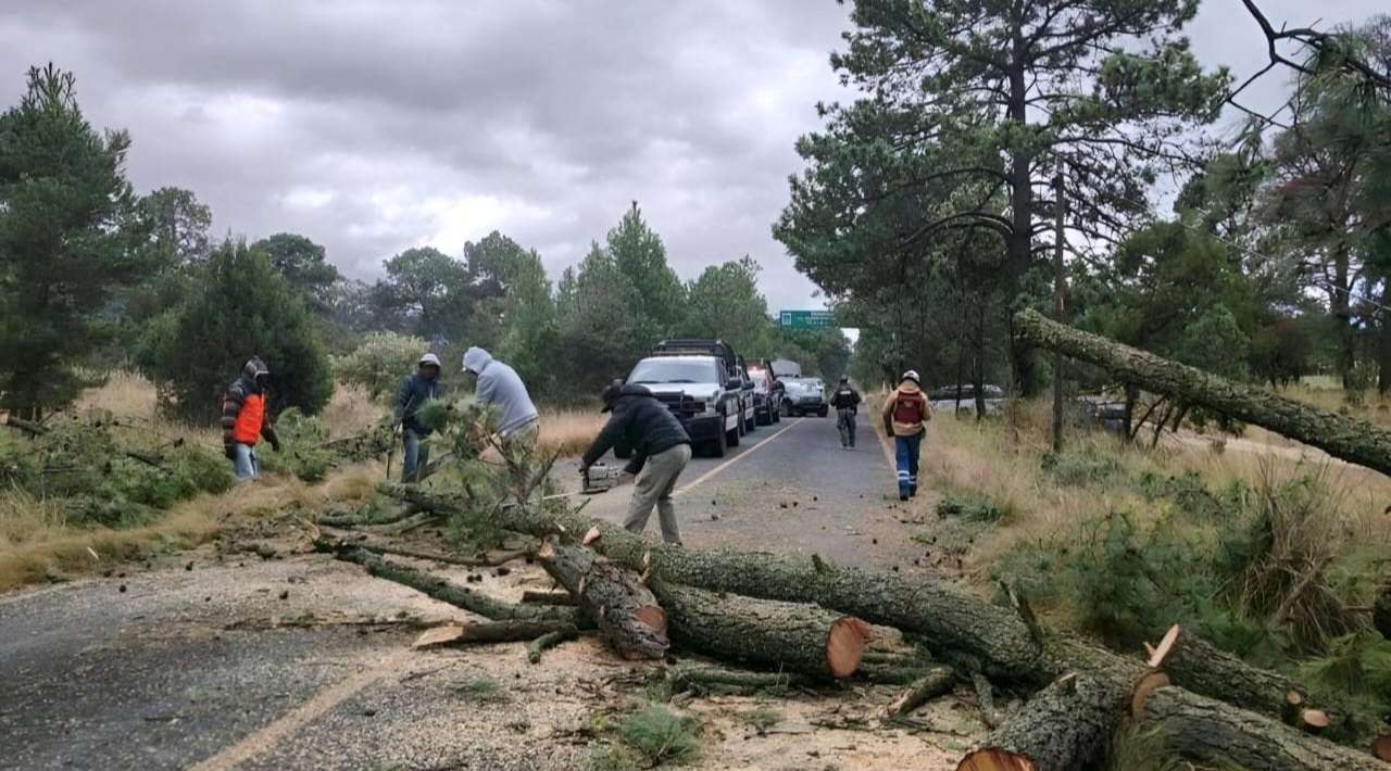 Frente frío 13 provoca afectaciones en al menos cinco estados del país
