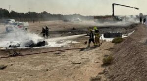 Avión de combate se estrella durante exhibición en Dubái