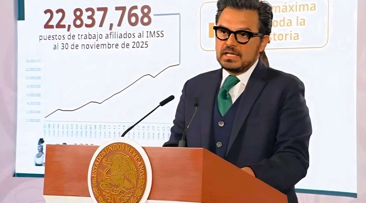 Crece el empleo formal. México registra máximo histórico de afiliación al IMSS; suma 48 mil empleos en noviembre