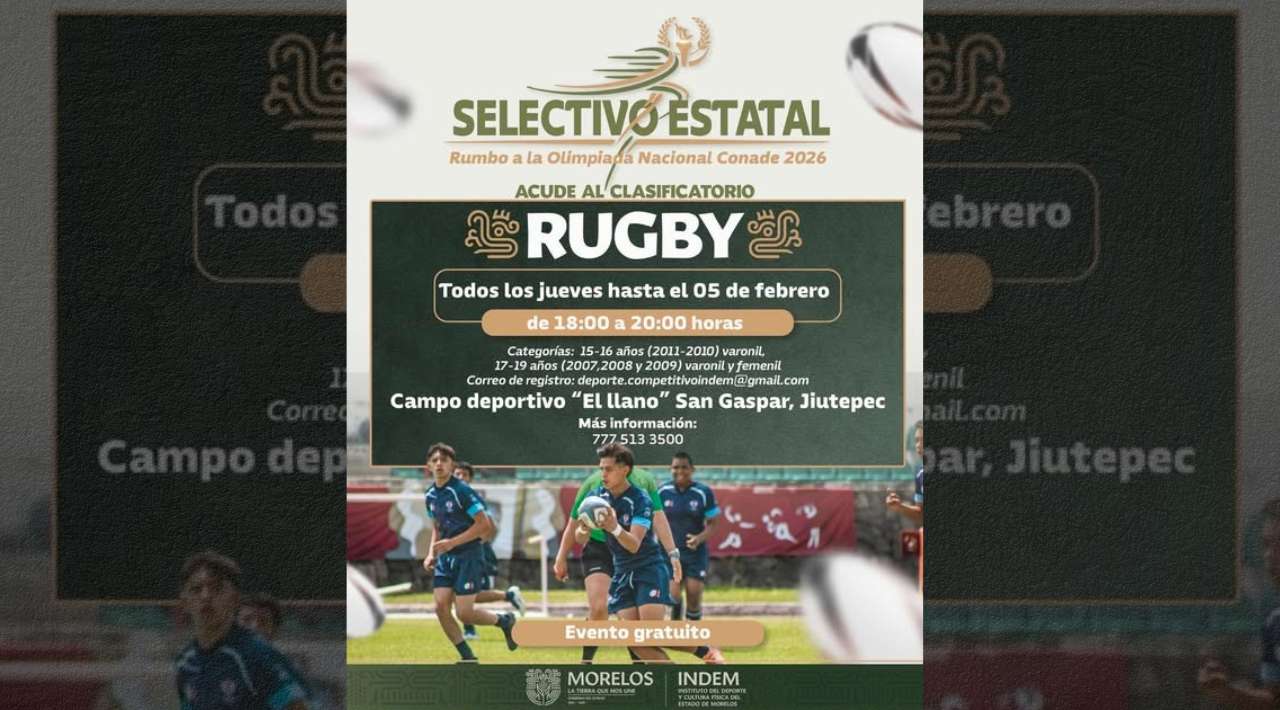 Selectivo Estatal de Rugby: ¡Únete al Equipo de Morelos!
