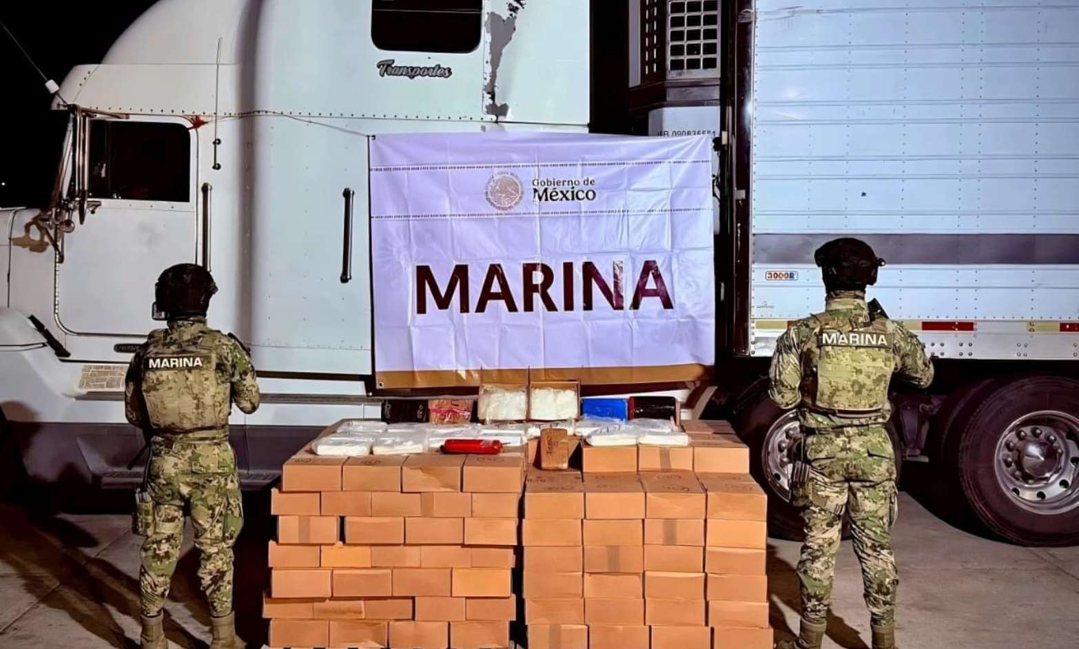 Marina asegura más de 600 kilos de metanfetamina en Mazatlán