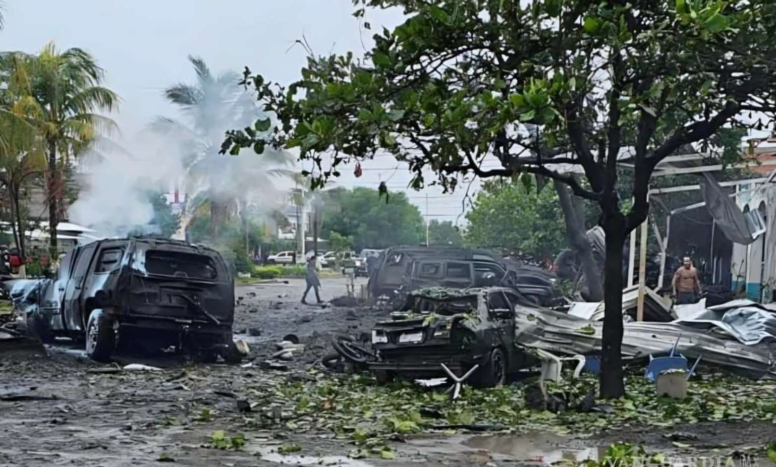 Carro bomba en Michoacán fue detonado de forma remota: Fiscalía