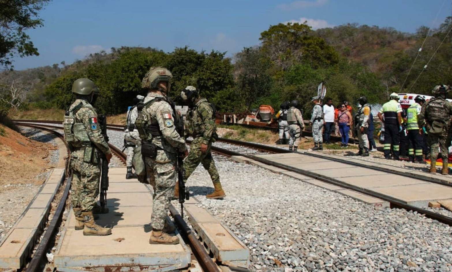Segob reporta 34 personas hospitalizadas tras descarrilamiento del Tren Interoceánico