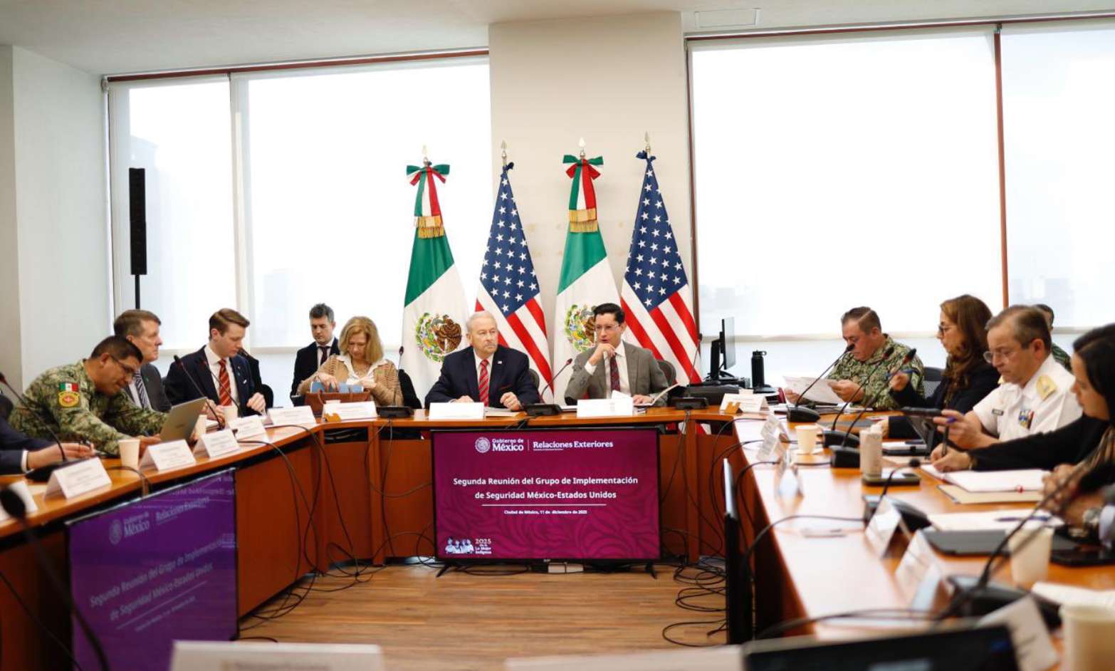 México y Estados Unidos sostienen segunda reunión de alto nivel para implementar acuerdos de seguridad bilateral