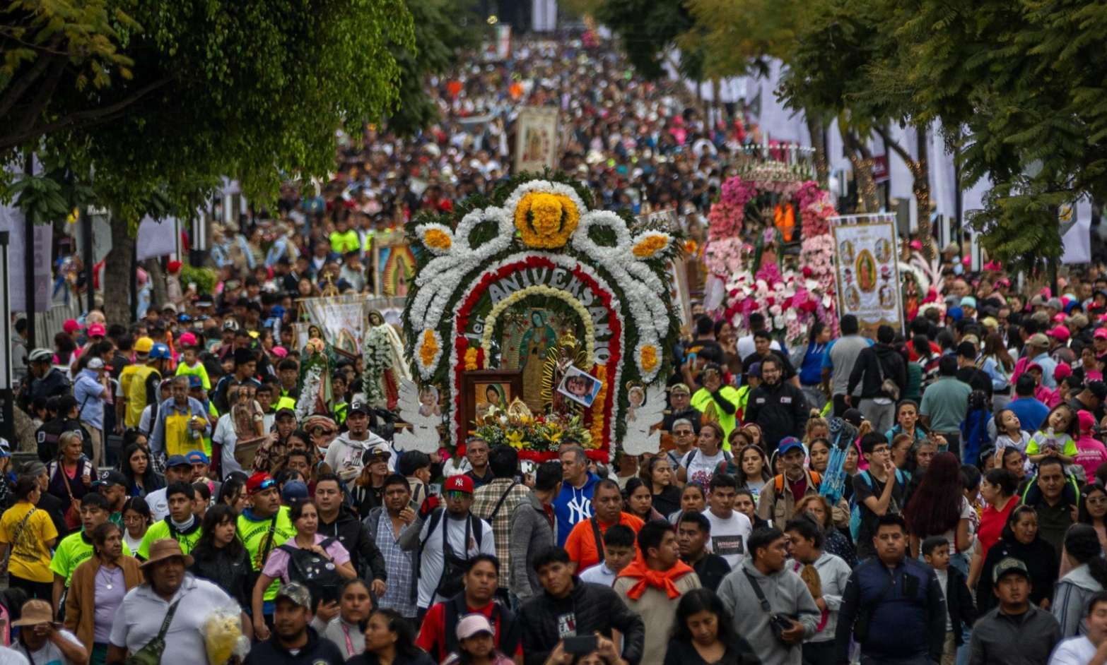 Arriban 11.5 millones de peregrinos a la Basílica de Guadalupe en el Operativo Peregrino 2025