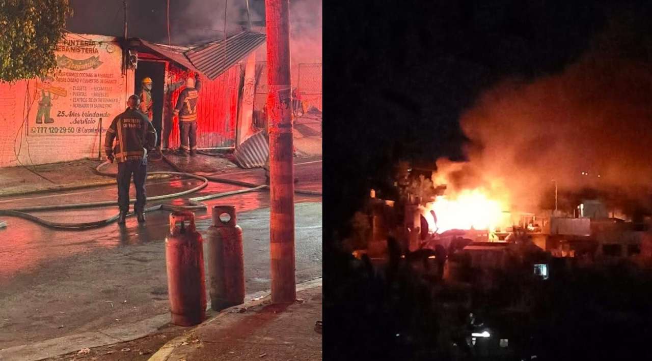 Incendio es controlado en local de Cuernavaca