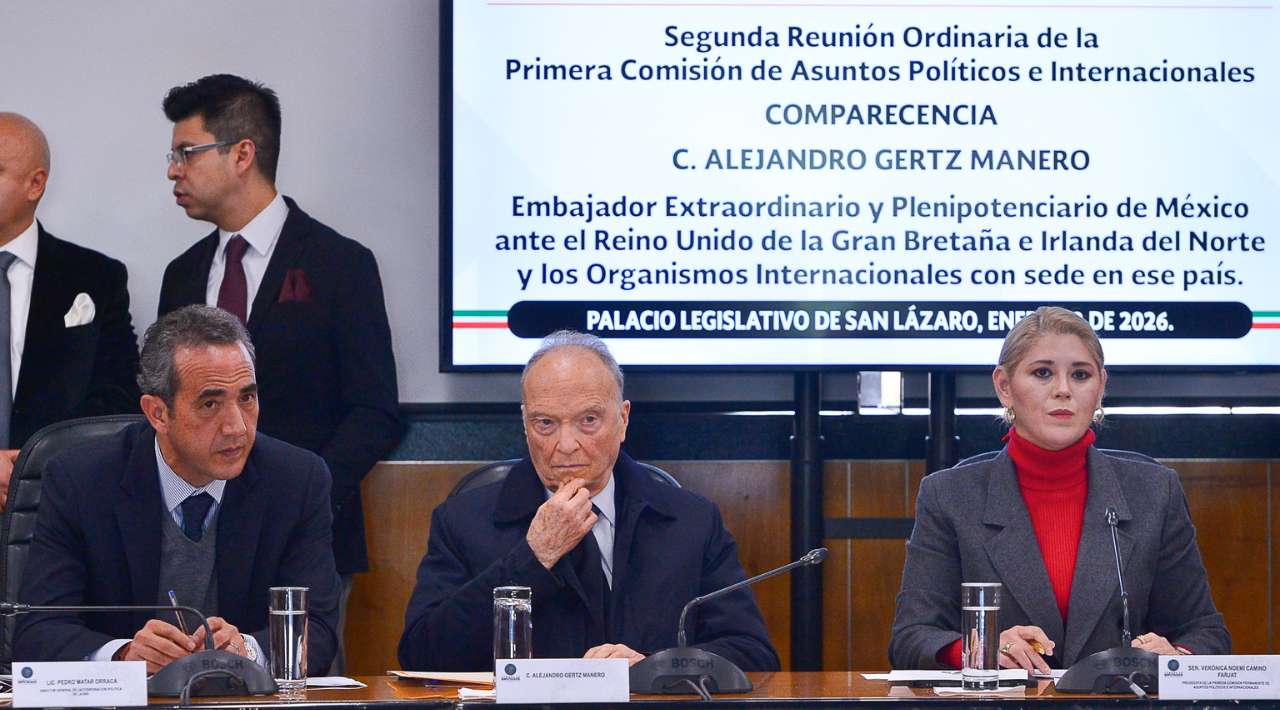 Comisión Permanente ratifica a Gertz Manero como embajador en Reino Unido