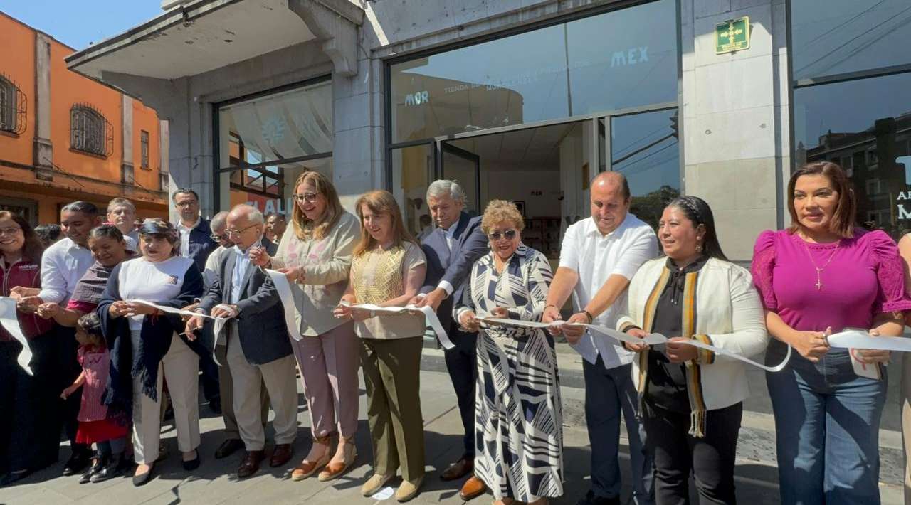 Gobernadora inaugura tienda Tlalli para impulsar a artesanos y productores de Morelos