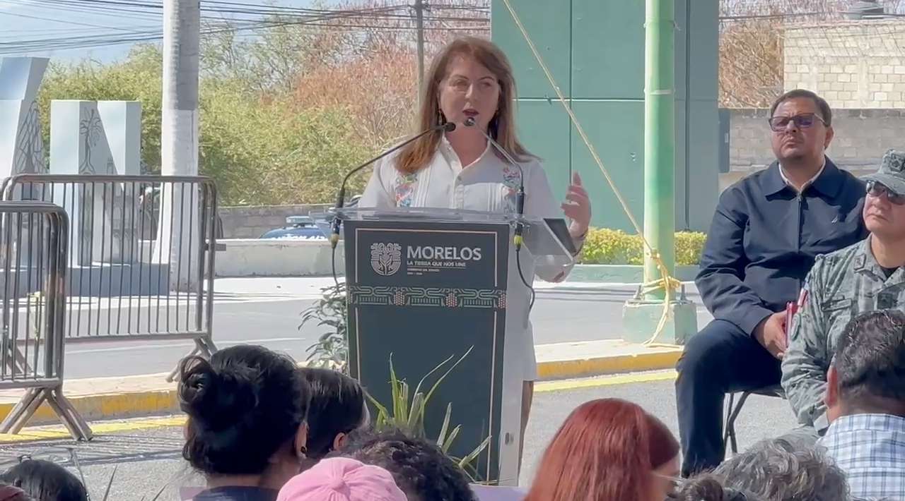 Gobernadora inaugura arco de seguridad en Miacatlán; proyecta a Morelos como uno de los estados más seguros