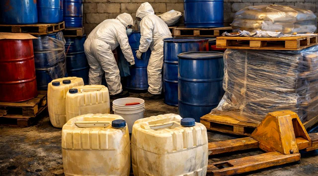 FGR destruye más de 97 toneladas de sustancias químicas