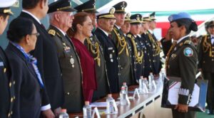 Sheinbaum reconoce a las fuerzas armadas como garantía de la soberanía de México