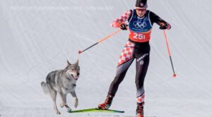 Perro irrumpe en prueba de esquí en Milano Cortina 2026 y se vuelve viral