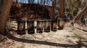 Marina y FGR destruyen laboratorio y aseguran más de 2 toneladas de metanfetamina en Durango