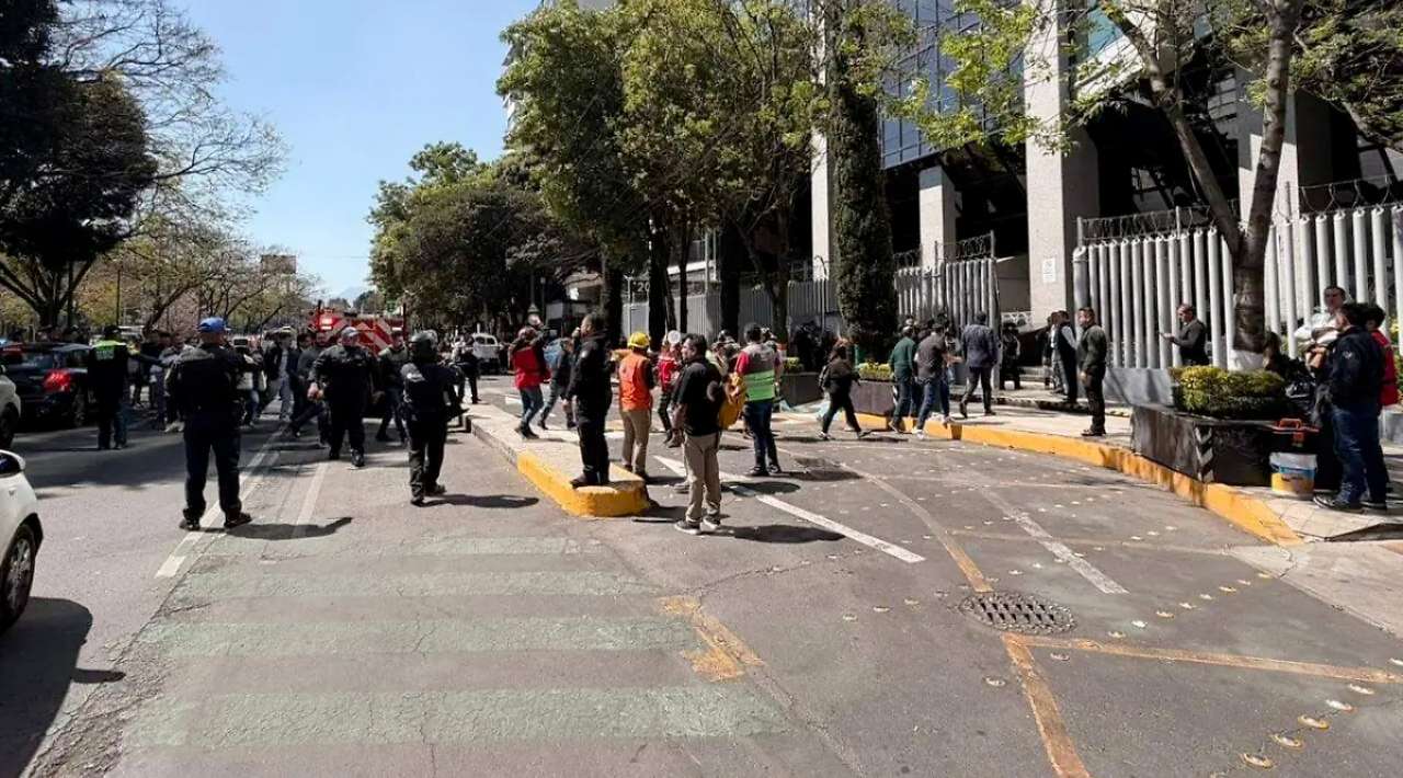 Desalojan edificio del Poder Judicial en San Ángel por amenaza de bomba