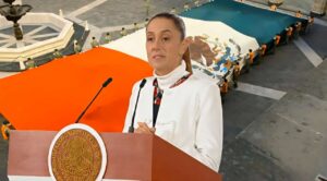 Sheinbaum conmemora el Día de la Bandera con video desde Palacio Nacional