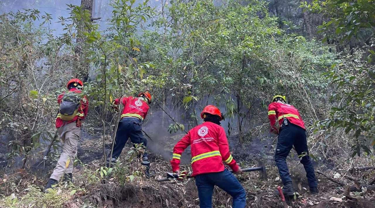 Alertan por incendio en La Herradura en Cuernavaca