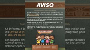 Reprograma IEBEM registro de preinscripción para aspirantes con apellidos A y B en secundaria
