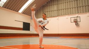 Viviana Athenea González, disciplina y alto rendimiento que inspiran en el taekwondo.