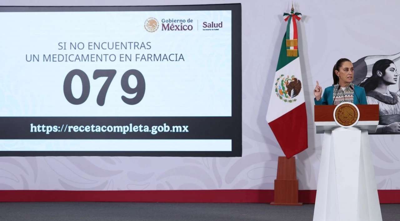 Abasto de medicamentos en farmacias públicas alcanza 97%: Sheinbaum