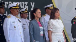 Sheinbaum resalta soberanía de México en aniversario de la Defensa del Puerto de Veracruz