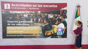 Sheinbaum presenta “ABC de las emociones”; adolescentes, entre los más afectados por salud mental