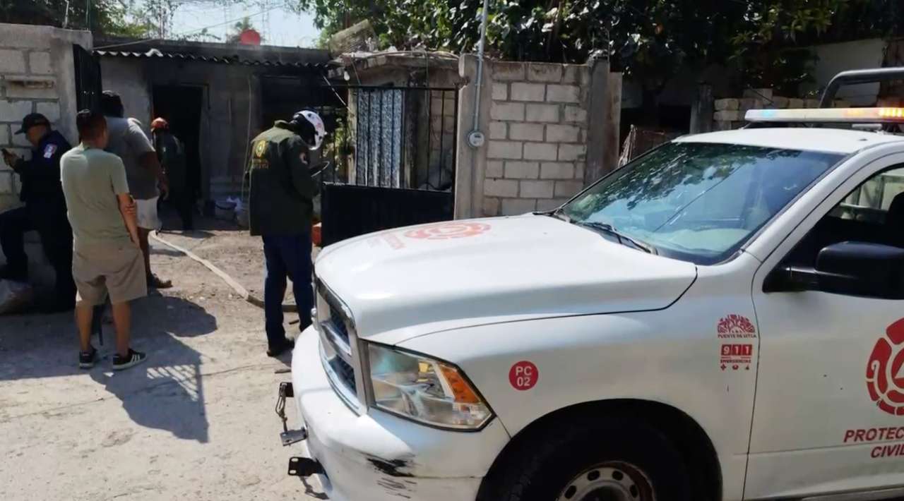 Se incendia vivienda en Puente de Ixtla; no hay lesionados