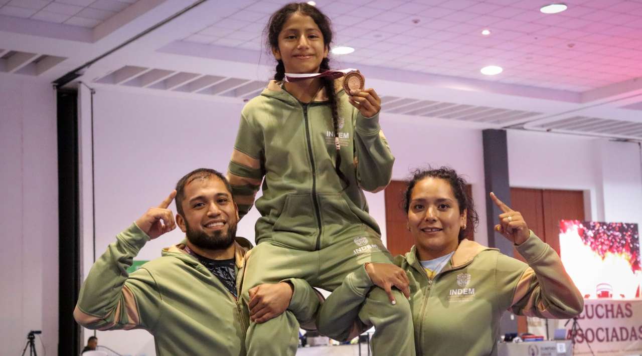 Luchadora de Xochitepec lista para la Olimpiada Nacional 2026