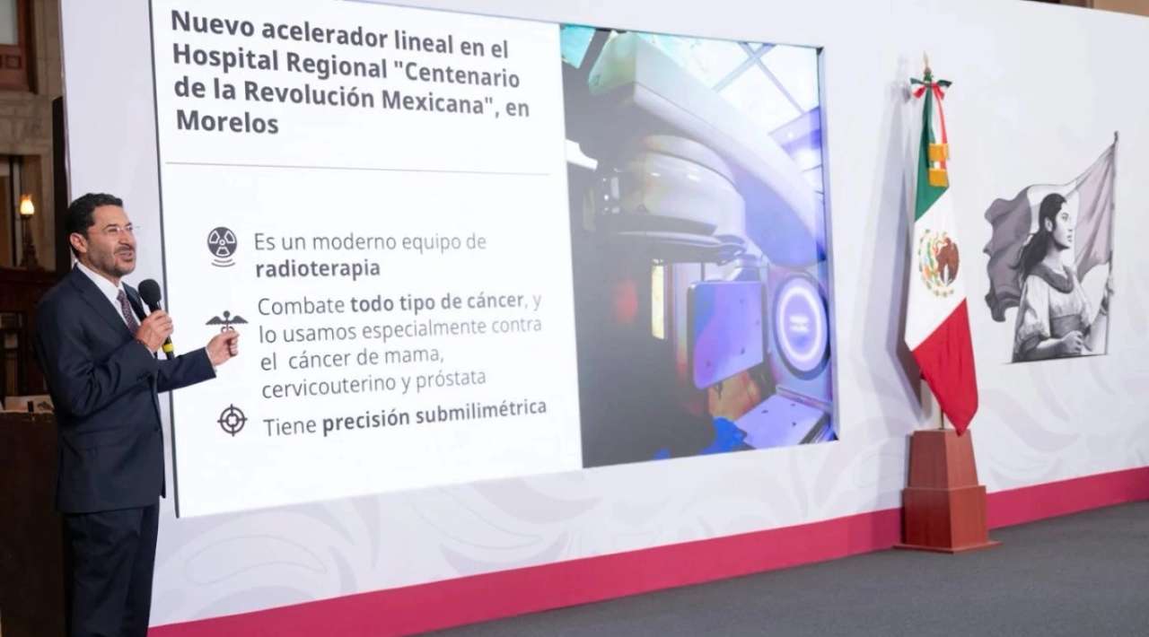 ISSSTE entrega acelerador lineal para tratar cáncer; el equipo fue instalado en Morelos