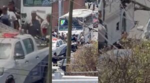Mujer resulta lesionada tras ser atropellada por transporte público en Temixco