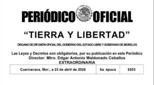 Gobierno de Morelos publica ajuste a disposición de la Ley de Movilidad