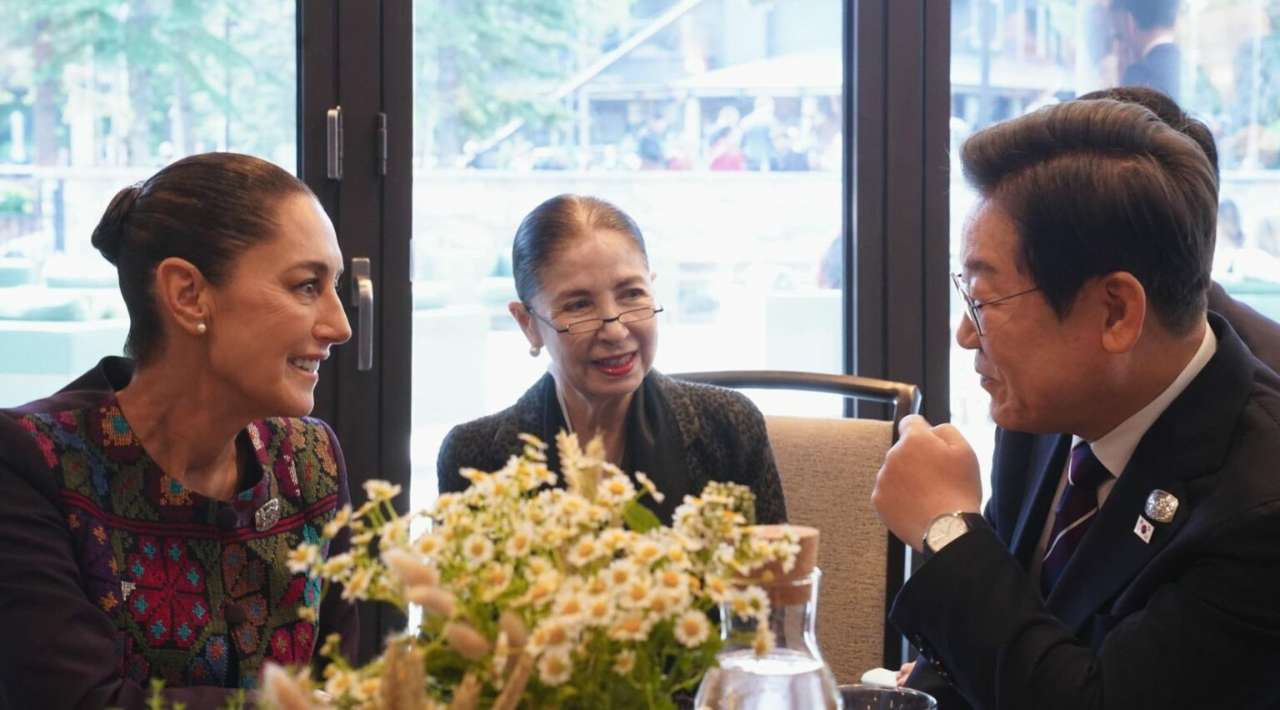 Sheinbaum y presidente de Corea del Sur dialogan sobre economía y cultura