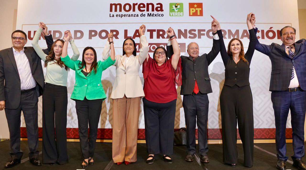 Morena, PT y PVEM mantienen coalición rumbo a elecciones de 2027