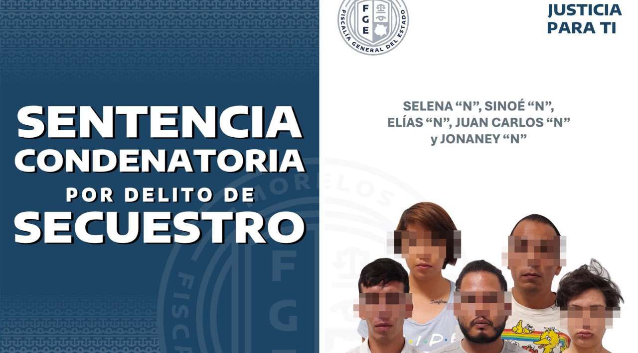 Sentencian a cinco implicados en secuestro agravado ocurrido en 2022