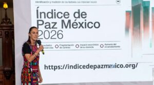 Sheinbaum destaca mejora histórica de 5.1% en índice de paz en México